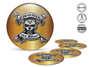 Wheel Decal Limited Domed Racing Sport Logo